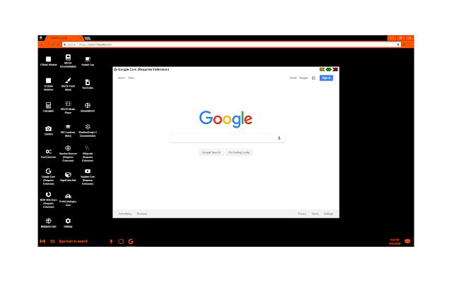 Chrome Web ストアの MSOS X Frame Buster を OffiDocs Chromium online で実行