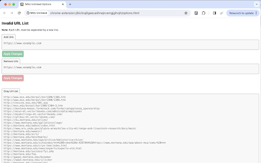 MSU Unlinked  from Chrome web store to be run with OffiDocs Chromium online