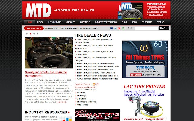 MTD Magazine de Chrome web store se ejecutará con OffiDocs Chromium en línea
