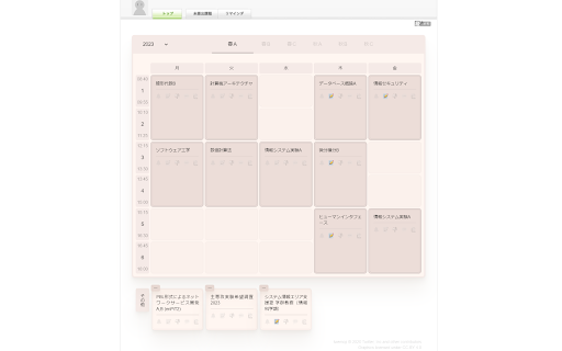M TimeTable  from Chrome web store to be run with OffiDocs Chromium online