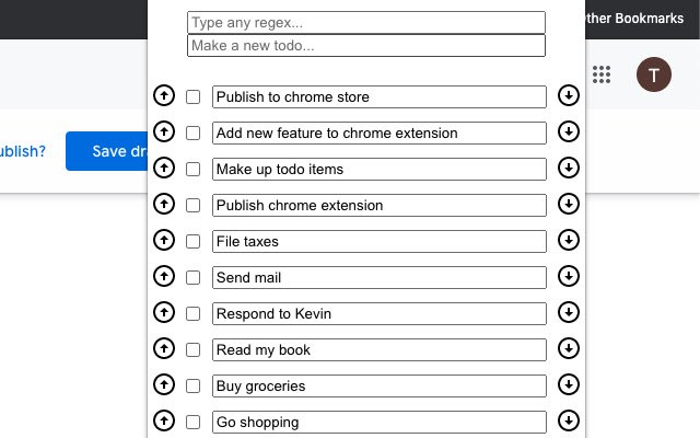 Chrome 网上商店中的 MTL 待办事项列表将与 OffiDocs Chromium 在线运行