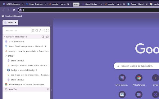 MTM  from Chrome web store to be run with OffiDocs Chromium online