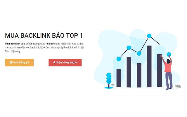Mua Backlink báo BacklinkAZ  from Chrome web store to be run with OffiDocs Chromium online