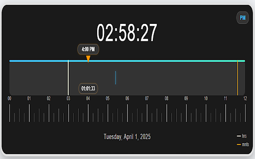 Mughrabi Clock  from Chrome web store to be run with OffiDocs Chromium online
