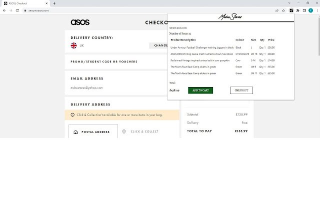 Ekstensi Muhestores dari toko web Chrome untuk dijalankan dengan OffiDocs Chromium online