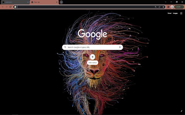 Wielokolorowy motyw przeglądarki lwa ze sklepu internetowego Chrome do uruchomienia z OffiDocs Chromium online