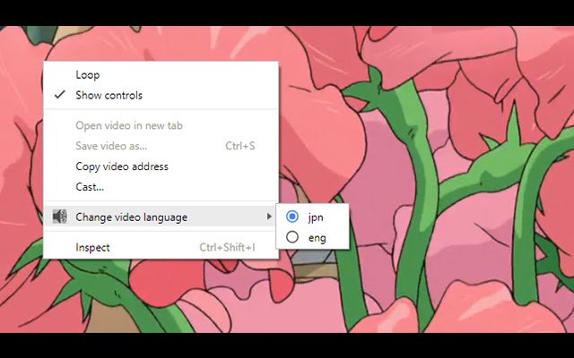 Seleziona audio multilingue per i video dal web store di Chrome da eseguire con OffiDocs Chromium online