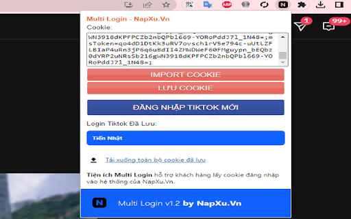Multi Login NapXu.Vn  from Chrome web store to be run with OffiDocs Chromium online