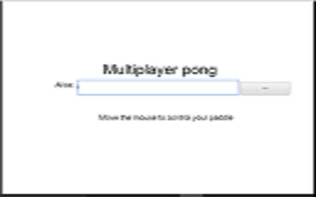 Multiplayer pong  from Chrome web store to be run with OffiDocs Chromium online