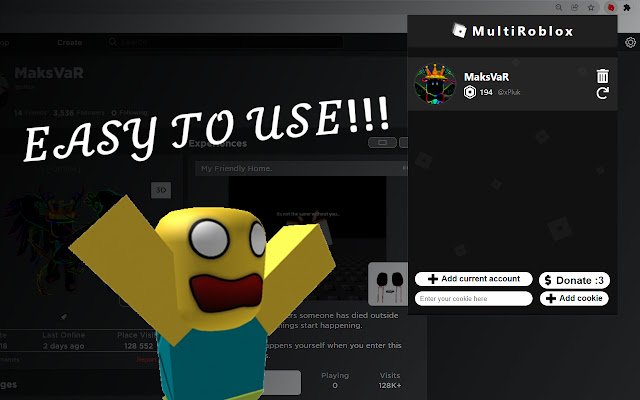 MultiRoblox  from Chrome web store to be run with OffiDocs Chromium online