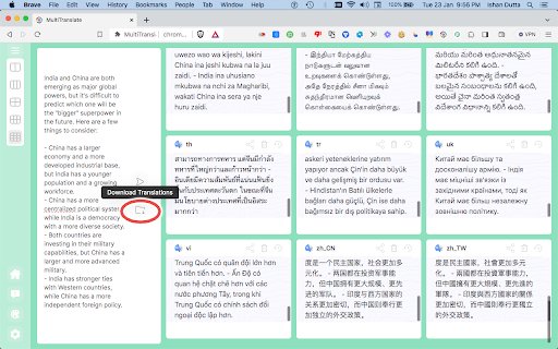 MultiTranslate: All locales at once  from Chrome web store to be run with OffiDocs Chromium online