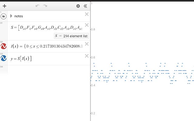 כלי מוזיקה עבור Desmos מחנות האינטרנט של Chrome שיופעלו עם OffiDocs Chromium באינטרנט