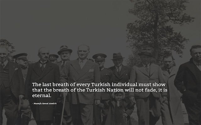 Las citas de Mustafa Kemal Ataturk de la tienda web de Chrome se ejecutarán con OffiDocs Chromium en línea