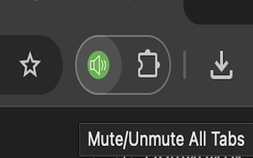 Mute All Tabs  from Chrome web store to be run with OffiDocs Chromium online