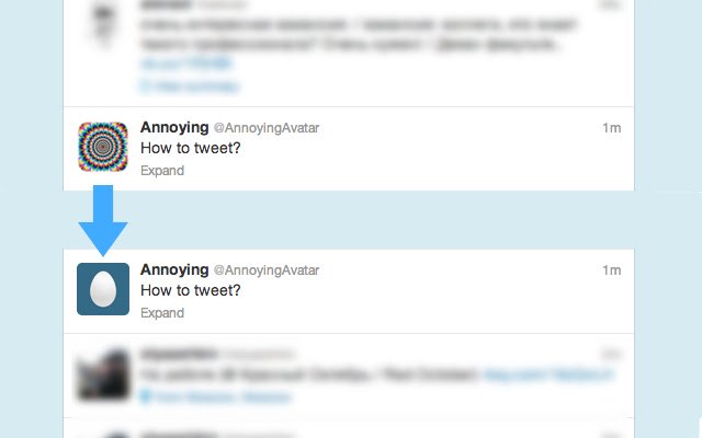 Mute Twitter Avatar  from Chrome web store to be run with OffiDocs Chromium online