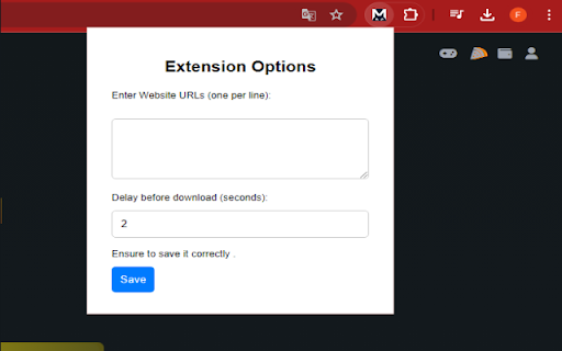 Mutex Save html  from Chrome web store to be run with OffiDocs Chromium online