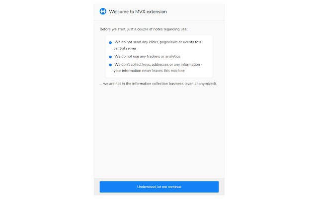MVX extension  from Chrome web store to be run with OffiDocs Chromium online