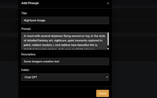 My AI Prompt  from Chrome web store to be run with OffiDocs Chromium online