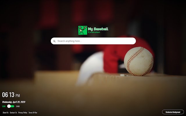 My Baseball Extension  from Chrome web store to be run with OffiDocs Chromium online