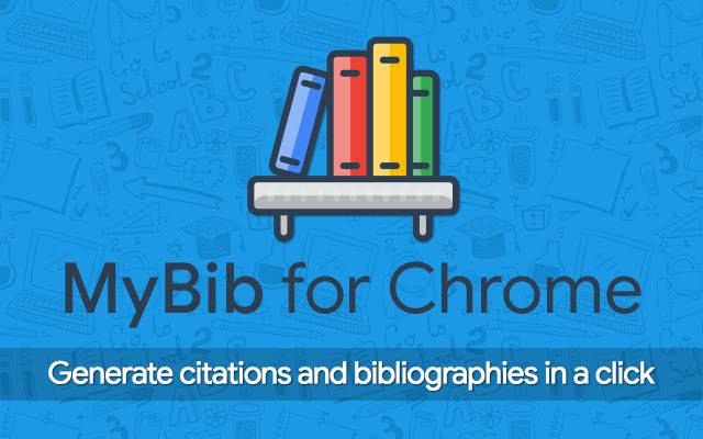 MyBib: Citation Generator رایگان از فروشگاه وب Chrome برای اجرا با OffiDocs Chromium به صورت آنلاین