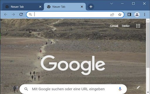 My blue theme  from Chrome web store to be run with OffiDocs Chromium online