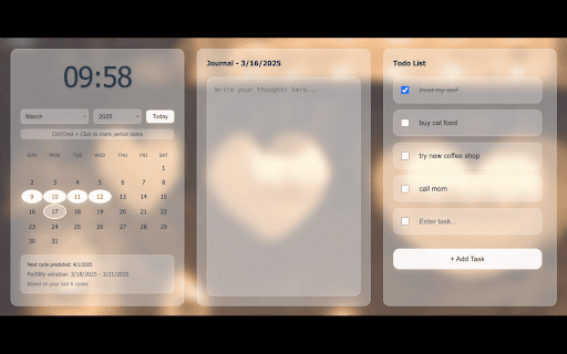 My Calendar  from Chrome web store to be run with OffiDocs Chromium online