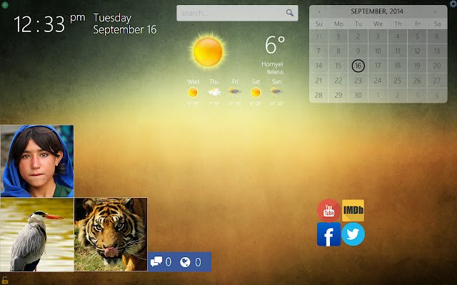 MyDashboard  from Chrome web store to be run with OffiDocs Chromium online