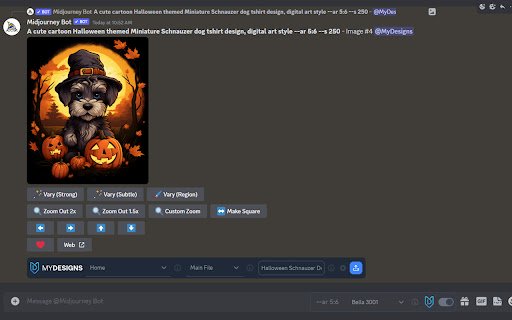 MyDesigns  from Chrome web store to be run with OffiDocs Chromium online