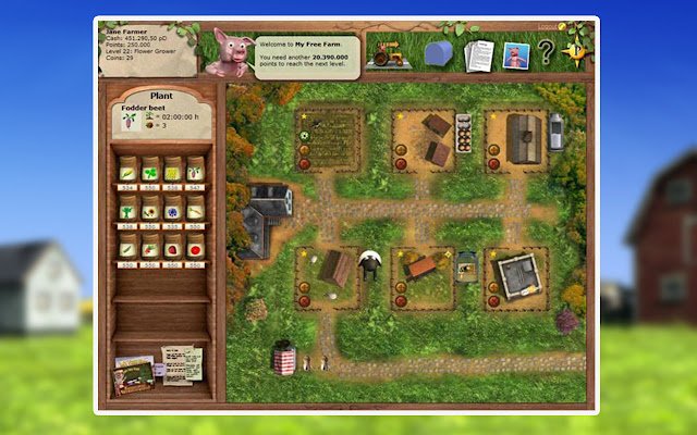 My Free Farm dal web store di Chrome da eseguire con OffiDocs Chromium online