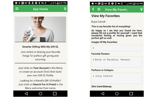 My Gift IQ Chrome Extension  from Chrome web store to be run with OffiDocs Chromium online