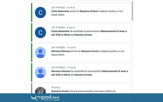 My Good Client  from Chrome web store to be run with OffiDocs Chromium online