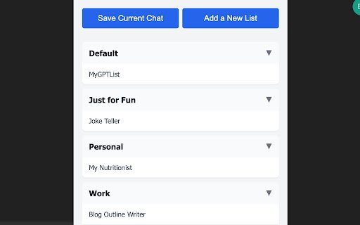 MyGPTList  from Chrome web store to be run with OffiDocs Chromium online MyGPTList  from Chrome web store to be run with OffiDocs Chromium online