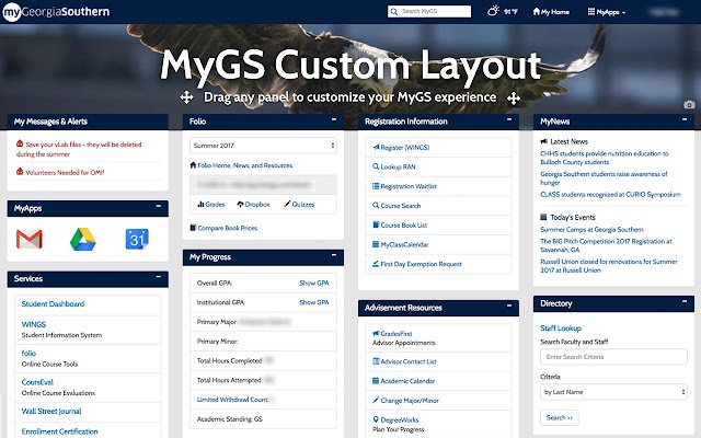 MyGS Custom Layout van de Chrome-webwinkel om te worden uitgevoerd met OffiDocs Chromium online