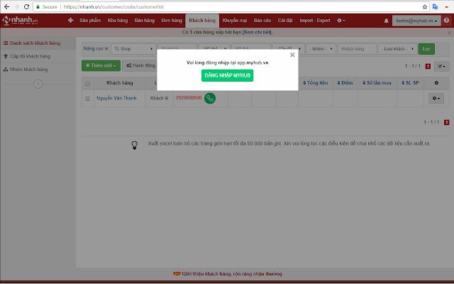 MyHub Click To Call ze sklepu internetowego Chrome do uruchomienia z OffiDocs Chromium online