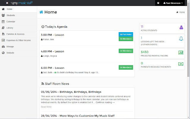 My Music Staff  from Chrome web store to be run with OffiDocs Chromium online
