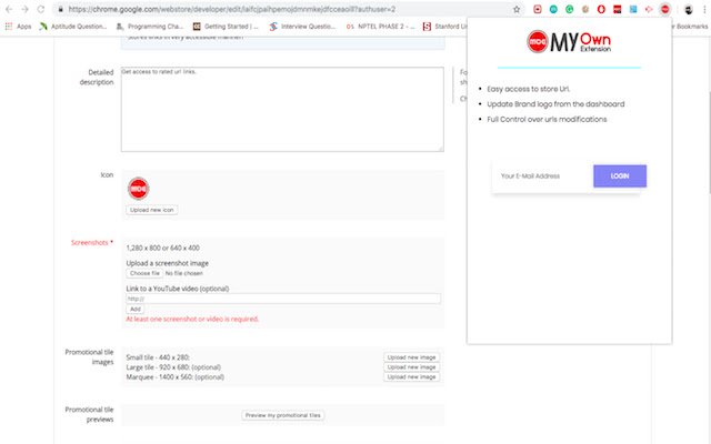 MyOwnExtension از فروشگاه وب Chrome با OffiDocs Chromium به صورت آنلاین اجرا می شود