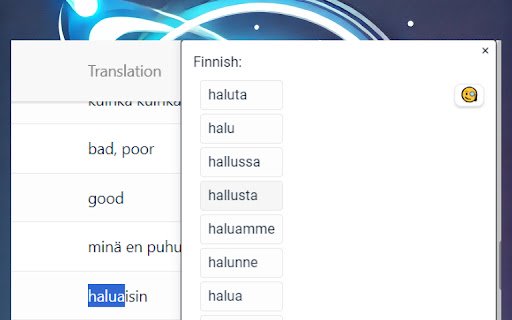 My personal dictionary  from Chrome web store to be run with OffiDocs Chromium online
