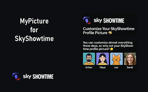 MyPicture for SkyShowtime: custom profile picture  from Chrome web store to be run with OffiDocs Chromium online