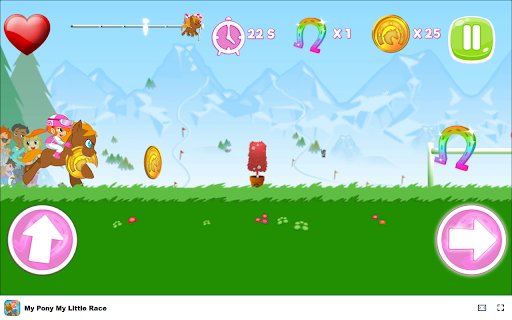 My Pony My Little Race Game Can you lead your pony to victory?  from Chrome web store to be run with OffiDocs Chromium online