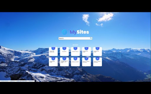 MySites  from Chrome web store to be run with OffiDocs Chromium online