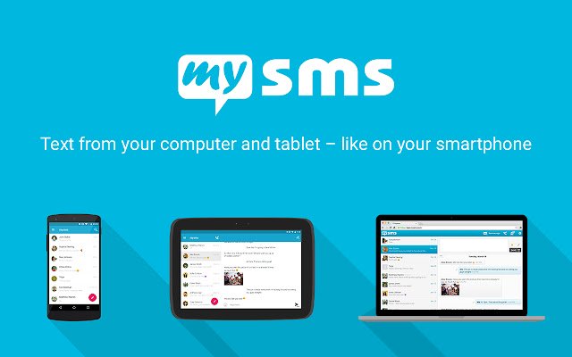 mysms SMS van computer uit Chrome-webwinkel om te worden uitgevoerd met OffiDocs Chromium online