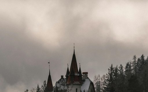 Mystical Castle in Foggy Winter Landscape  from Chrome web store to be run with OffiDocs Chromium online