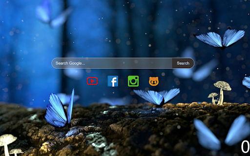 Mystical Forest Butterflies  from Chrome web store to be run with OffiDocs Chromium online