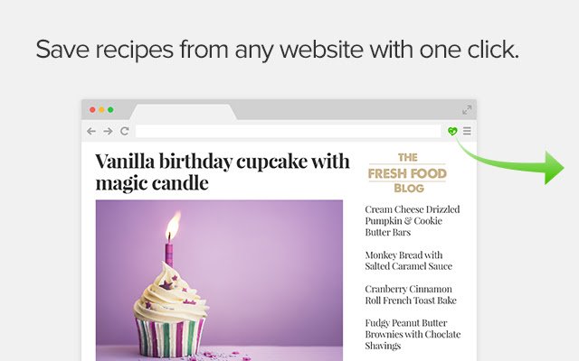 MyTaste Browser Button dal Chrome Web Store da eseguire con OffiDocs Chromium online