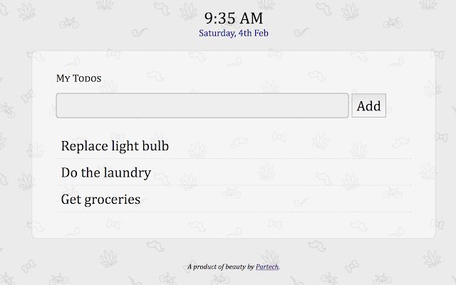 My Todos  from Chrome web store to be run with OffiDocs Chromium online