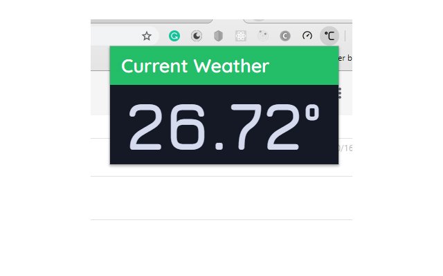 My Weather Extension  from Chrome web store to be run with OffiDocs Chromium online