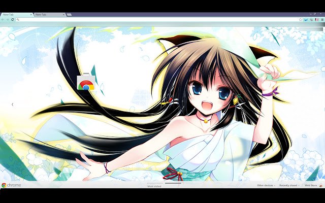 Nagomiko White Nekomimi de Chrome web store se ejecutará con OffiDocs Chromium en línea