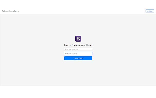 Naicoms Screensharing  from Chrome web store to be run with OffiDocs Chromium online