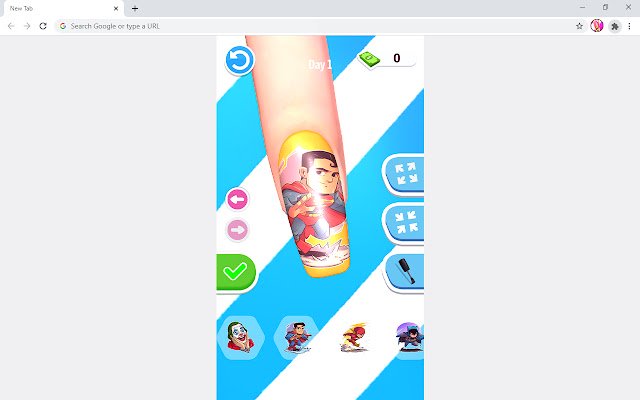 Nail Salon Girls Game  from Chrome web store to be run with OffiDocs Chromium online