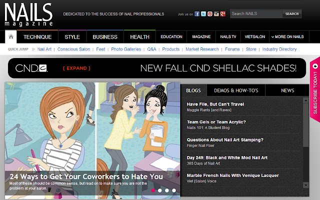 NAILS Magazine  from Chrome web store to be run with OffiDocs Chromium online